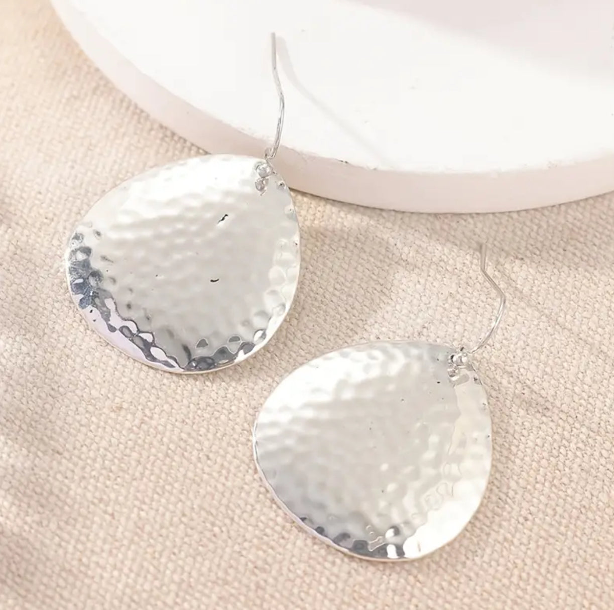 Hammered Earrings